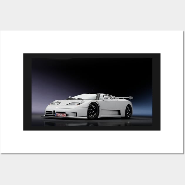 Bugatti EB110 GT Wall Art by Z31Chris